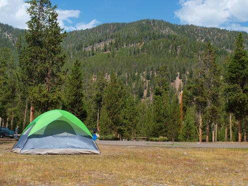 Yellowstone camping on sale