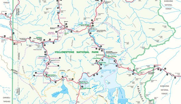 Yellowstone National Park Map Guide