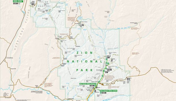 Zion National Park Map Guide