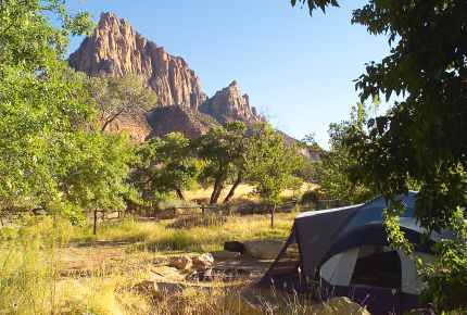 zion national park camping