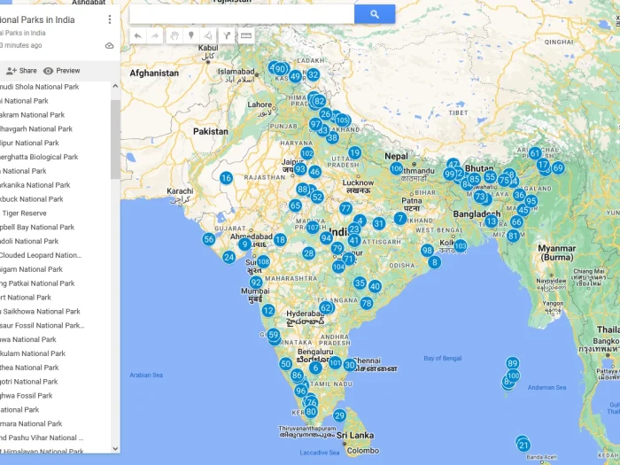 List of National Parks in India