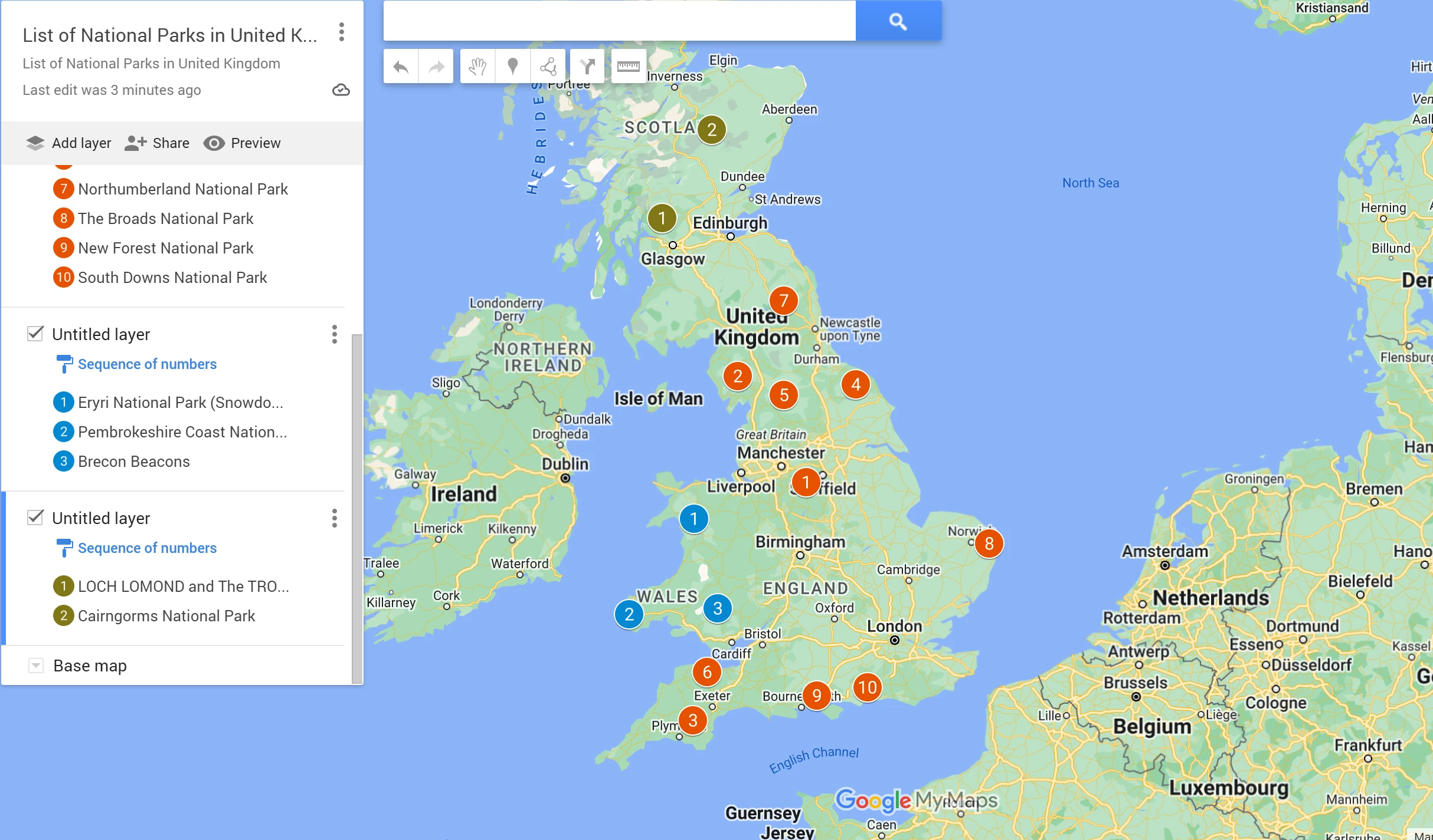 List of National Parks in the United Kingdom